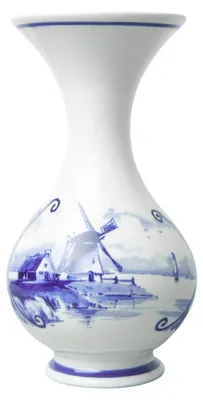Obrázok produktu pre Heinen Delfts Blauw – Váza s krajinnou motívom