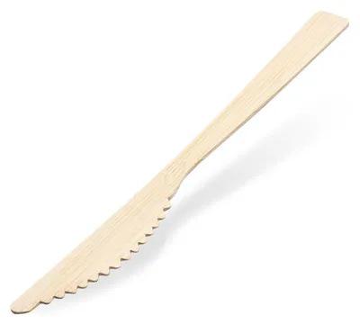 Produktbild von 100x Bambusmesser aus Bambus 17 cm