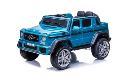 Produktbild von Kinderfahrzeug – Elektro Auto „Mercedes Maybach G650“ – Lizenziert –2 Sitzer- 24V, 4 Motoren- 2,4Ghz, MP3+Ledersitz+EVA-Blau