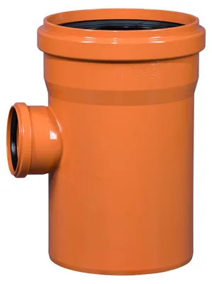 Obrázok produktu pre Odbočka kanalizačná PVC Osma KGEA 87 °, DN 250 x 110, oranžová