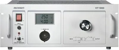 Produktbild von VOLTCRAFT VIT 1000 Labor-Trenntrafo einstellbar 1 - 250 V/AC