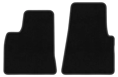 Produktbild von Velours-Fußmatten Vorne für Tesla S I 2012-2016 (Limousine) – 2-tlg, Schwarz, passgenau – Wielganizator BASIC