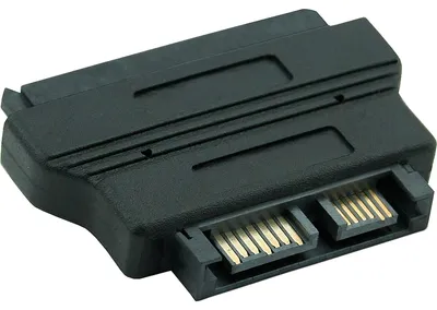 Image de InLine® 29612 Adaptateur SATA, SATA 22pol. prise (7+15) sur Slimline SATA 13pol. prise (7+6)