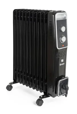 Obrázok produktu pre Olejový chladič G21 Bromo čierny, 11 rebier, 2500 W