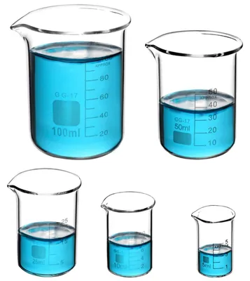 Messbecher-Set 5-teilig, Borosilikatglas 3.3, 5–100 ml