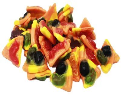 Produktbild von Vidal Fruchtgummi Pizzastücke Pizzascheiben fruchtig süß 1000g