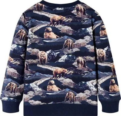 Produktbild von vidaXL Kinder-Sweatshirt Marineblau 140