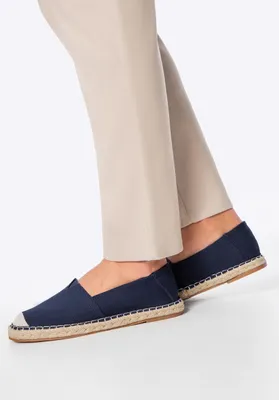 Obrázok produktu pre Wittchen námornícka modrá pánske espadrilky textilné