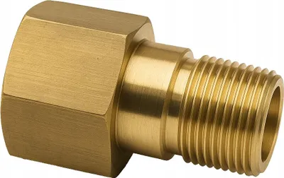 Immagine prodotto di Rosfix EasyAdapter M18M-TR22F – Adattatore di Riduzione in Ottone | Compatibile con Kärcher HD/HDS Easy!lock | M18 Maschio a TR22 Femmina