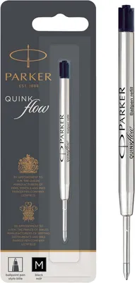 Produktbild von Parker Füllfederhalter – Medium Mine – Schwarze QUINKflow Tinte – 1 Stück
