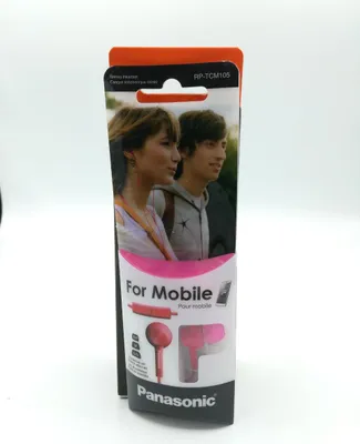 Produktbild von Panasonic RPTCM105EP Kopfhörer & Headset im Ohr Pink