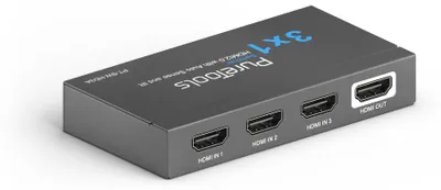 Immagine prodotto di PureLink PureTools - Switch HDMI 2.0 3x1 4K (60 Hz, 4:4:4), commutazione HDR, IR-F