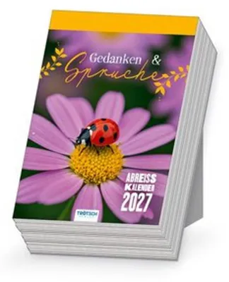 Produktbild von TRÖTSCH - Abreißkalender Gedanken und Sprüche 2027