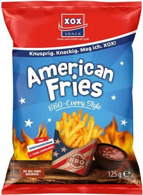 Produktbild von Xox American Fries BBQ-Curry Style (125 g)