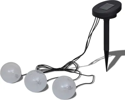 Produktbild von LED-Solarkugeln Schwimmend 3 Flammen für Teich Pool