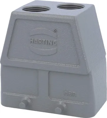 Immagine prodotto di HARTING Han 10B Contenitore a manicotto basso, 1xPG13,5 uscita cavo diritta, per 2 staffe (nella parte inferiore) Vite PG13,5