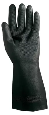 Obrázok produktu pre Pracovné rukavice Sir Safety NEOPOWER z latexu a neoprénu, vhodné pre styk s potravinami, 12 párov, XL, čierne