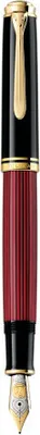 Produktbild von Pelikan Füllhalter Souverän M800  Sw-Rot  18-K/750 B Geschenkbox