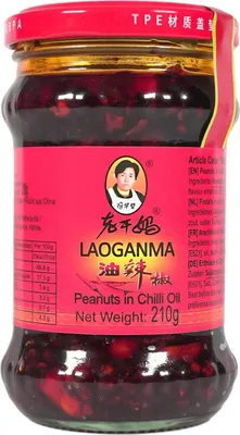 Produktbild von LAOGANMA Peanuts Chili in Oil 210g
