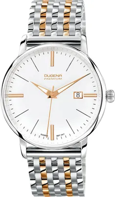 Produktbild von DUGENA Herrenuhr 7090167 Festa, Quarz, Bicolor, Edelstahl, Saphirglas