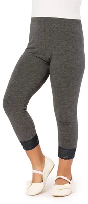 Produktbild von Merry Style Mädchen 3/4 Leggings MS10-293(Dunkelmelange,116 cm)