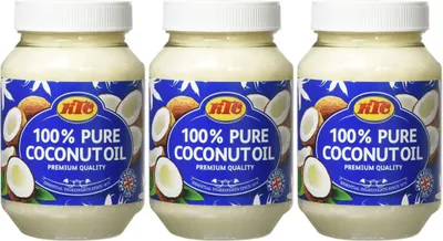 Image de KTC Pure Coconutoil Huile de noix de coco pure qualité premium 500ml 3er Pack