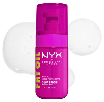 Produktbild von NYX Professional Makeup, Fat Oil Body Oil, Feuchtigkeitspflege mit intensivem Gl