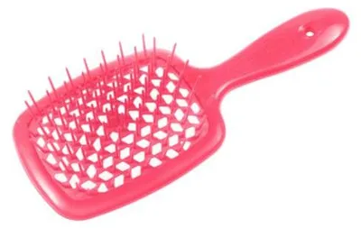 Image de Brosse démêlante Janeke Superbrush rose pour cheveux