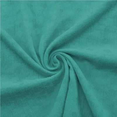 Musselin Jacquard Double Gauze ab 1m x 1,4m Oeko-Tex Double Face Design Baumwollstoff Meterware taubenblau