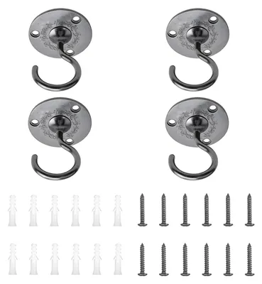 Produktbild von Deckenhaken robust – Deckenhaken zur Wandmontage – Antike Deckenhaken – Deckenhaken für Kronleuchter – Deckenhaken für Pflanzen – Metallhaken 66x55mm – Wandhaken
