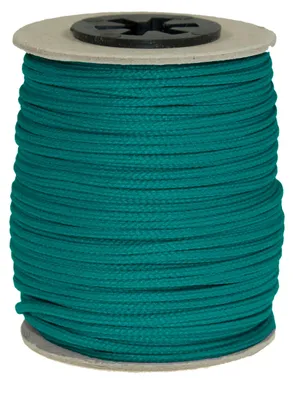 50m Polyester Schnur, Schnur, petrol