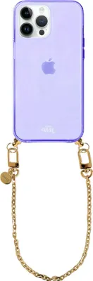 Produktbild von Dreamy Cord Hülle Purple - Short Cord  - Kompatibel mit iPhone 12 Pro