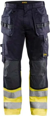 Produktbild von Blakläder Multinorm Bundhose Inhärent 1489 1512 in marineblau/gelb, Größe:58