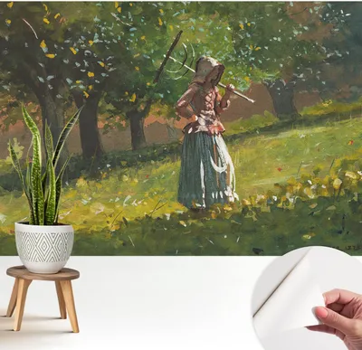 Produktbild von Fototapete selbstklebend - 208x146 cm - Tapete - Wandtapete - Wandbilder - Klebefolie - Dekofolie - Tapete Folie - Wand - Dekoration - Wohnzimmer - Herbstnachmittag