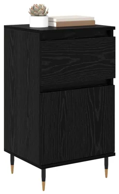 Obrázek produktu pro vidaXL Příborník se zásuvkami vzhled černý dub 40 x 35 x 70 cm