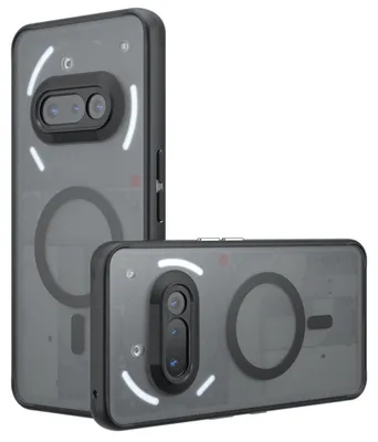 Produktbild von Für Nothing Phone 3a Armor MagSafe TPU + PC Hybrid Schutz Hülle Frosted Schwarz
