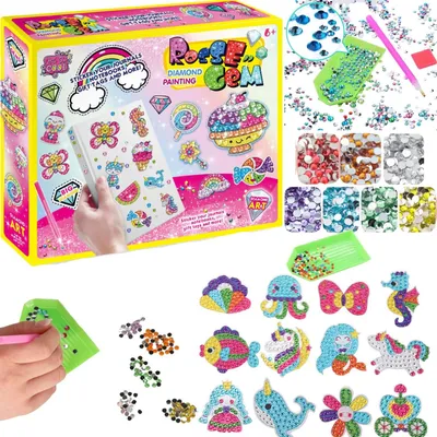 Image de Kit créatif de broderie en diamant, mosaïque 5D, peinture en diamant, perles