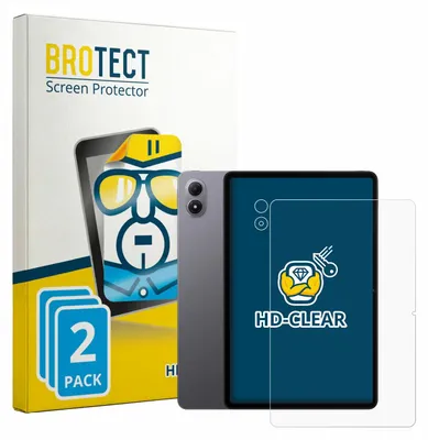 Produktbild von 2x Für Xiaomi Redmi Pad 2 Pro (Display+Kamera) Schutzfolie BROTECT Displayschutz Display Schutz Folie Klar Transparent