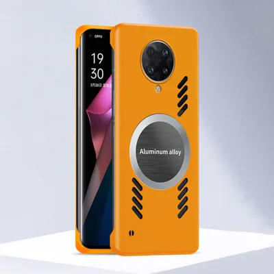 Produktbild von Redmi K30 Pro Hülle, Frameless PC Matt Kühlabdeckung Loch Wärmeableitung Schutzhülle für Xiaomi Redmi K30 Pro Orange