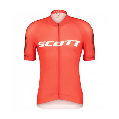 Obrázok produktu pre Cyklistický dres Scott s krátkym rukávom - RC PRO SS - biely/červený S