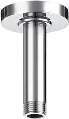 Image de Roca Raindream - Bras de douche pour plafond, 100 mm, chromé A5B0450C00