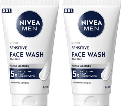 Produktbild von NIVEA MEN Sensitive Waschgel XXL 2 x 150ml