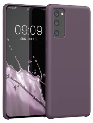 Produktbild von kwmobile Handyhülle für Samsung Galaxy S20 FE Hülle - Case Silikon - Kabelloses Laden - Schutzhülle Cover in Helle Iris