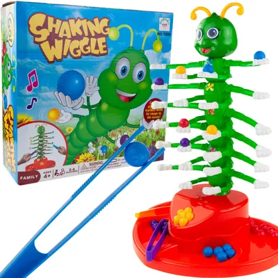Produktbild von Martom Tanzende Tausendfüßler Geschicklichkeitsspiel für Kinder mit Bällen