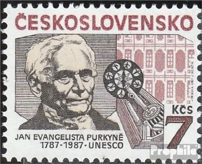 Produktbild von Briefmarken Tschechoslowakei 1987 Mi 2927 (kompl.Ausg.) postfrisch Purkyne