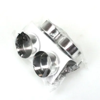 Produktbild von 4 Teelichthalter Kerzenhalter Stecker Ø4,2cm mit 5cm langem Dorn Adventskranz, Farbe:silber