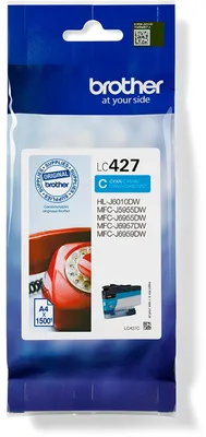 Produktbild von Brother LC427C Druckerpatrone 1 Stück(e) Original Standardertrag Cyan