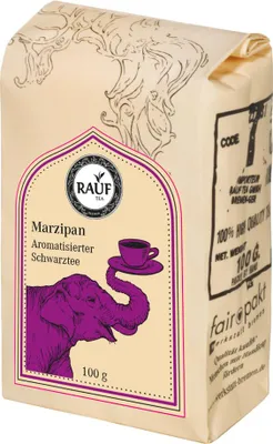 Produktbild von Rauf Tee Schwarzer Tee Marzipan, aromatisiert