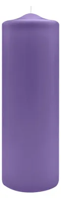 Produktbild von Spitzkopf Stumpen Kerzen Veilchen 30 x Ø 10 cm, 6 Stück