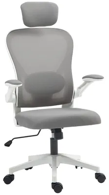 Produktbild von HOMCOM Bürostuhl Ergonomischer Schreibtischstuhl mit Hochklappbaren Armlehnen